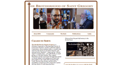 Desktop Screenshot of gregorians.org