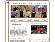Tablet Screenshot of gregorians.org